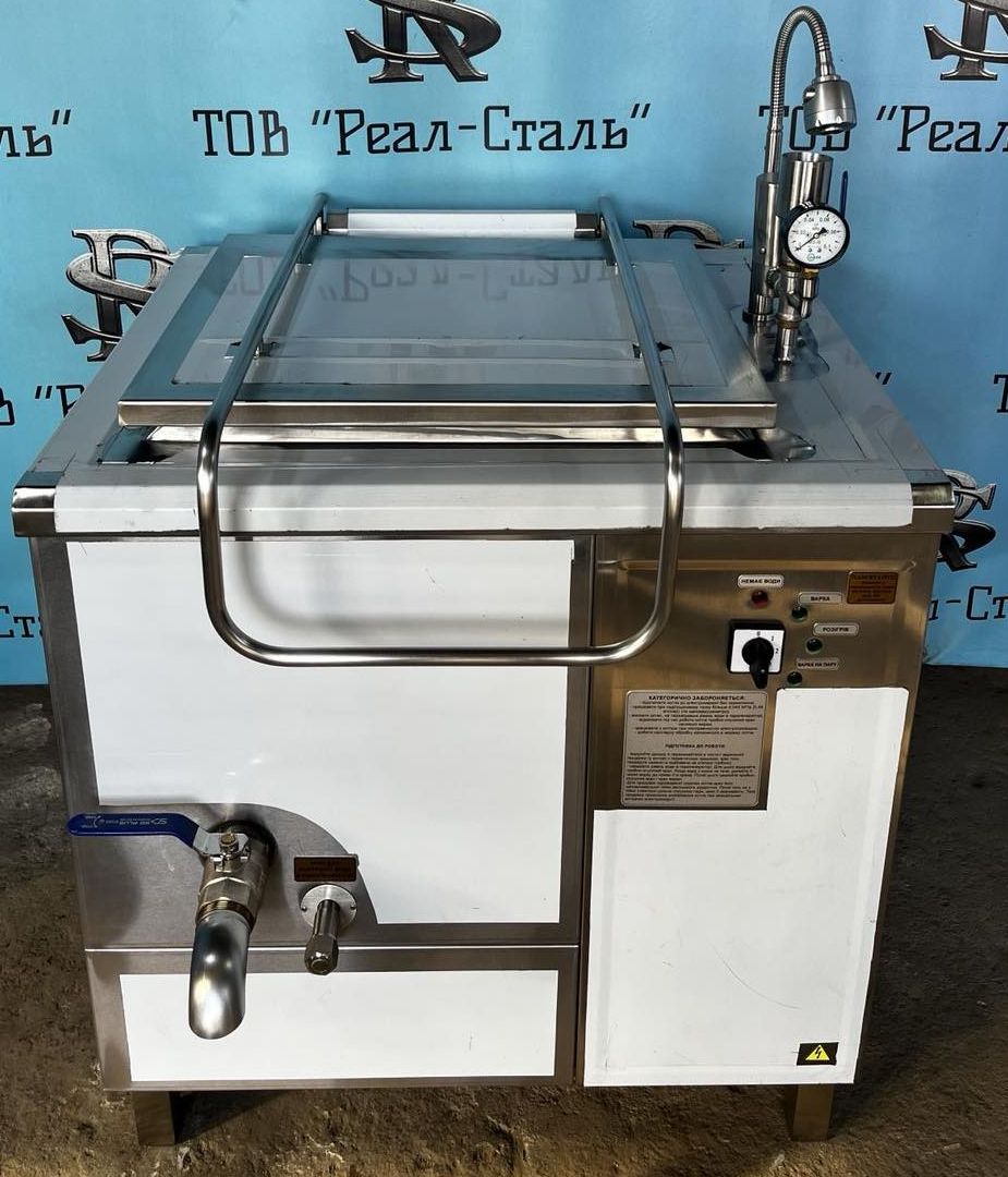 Котел стравоварильний РЕАЛ СТАЛЬ КПЕ-100 прямокутна чаша